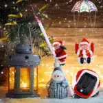 Electric Chimney Climbing Santa Claus Musical Toys