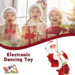 Electric Chimney Climbing Santa Claus Musical Toys
