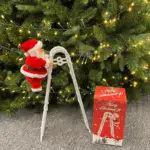 Electric Chimney Climbing Santa Claus Musical Toys