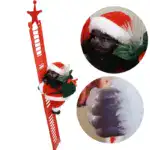 Electric Chimney Climbing Santa Claus Musical Toys