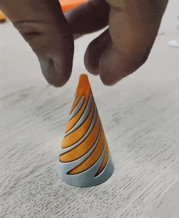 Spiral Cone Fidget Toy