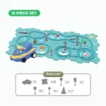Kids Car Track Set - Image 8