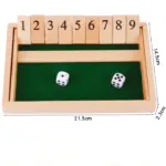 Wooden Dice Board Game Shut The Box - Image 15