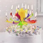 ✨ Magic Flower Birthday Candle