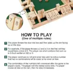 Wooden Dice Board Game Shut The Box - Image 8