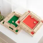 Wooden Dice Board Game Shut The Box - Image 2