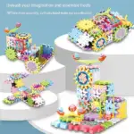 Children's Assembled Electric Gear Building Blocks - Image 5