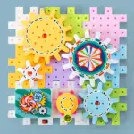 Children's Assembled Electric Gear Building Blocks - Image 4