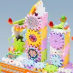 Children's Assembled Electric Gear Building Blocks - Image 2