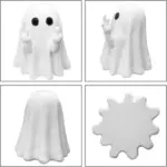 Halloween Cute Resin Spooky Statue - Image 8