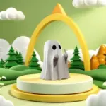 Halloween Cute Resin Spooky Statue - Image 2