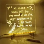 LED Note Board with Colorful Neon Markers – Rewritable Light-Up Message & Drawing Board - Image 12