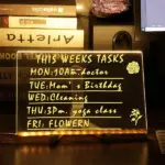 LED Note Board with Colorful Neon Markers – Rewritable Light-Up Message & Drawing Board - Image 13