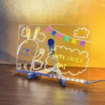LED Note Board with Colorful Neon Markers – Rewritable Light-Up Message & Drawing Board - Image 14