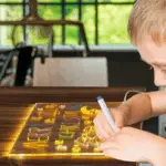 LED Note Board with Colorful Neon Markers – Rewritable Light-Up Message & Drawing Board - Image 4
