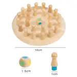 Wooden Memory Match Stick Chess - Image 9