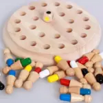 Wooden Memory Match Stick Chess - Image 3