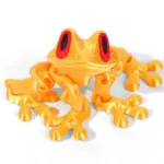 3D Magnetic Frog Figurine – Poseable Jointed Fridge Magnet Decoration - Image 11