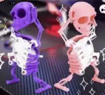 Dancing and Swinging 3D Skull Toy - Image 2
