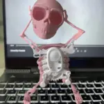 Dancing and Swinging 3D Skull Toy - Image 3