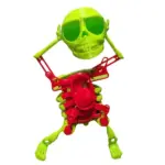 Dancing and Swinging 3D Skull Toy - Image 13