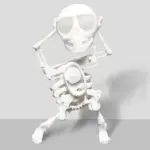 Dancing and Swinging 3D Skull Toy - Image 15