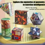 Kids Magic Cube Shape Shifting Puzzle – Stress Relief & Brain Teaser Toy - Image 7