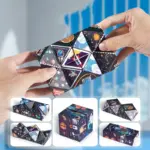 Kids Magic Cube Shape Shifting Puzzle – Stress Relief & Brain Teaser Toy - Image 5