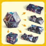 Kids Magic Cube Shape Shifting Puzzle – Stress Relief & Brain Teaser Toy - Image 12