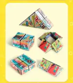 Kids Magic Cube Shape Shifting Puzzle – Stress Relief & Brain Teaser Toy - Image 10