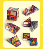 Kids Magic Cube Shape Shifting Puzzle – Stress Relief & Brain Teaser Toy - Image 11