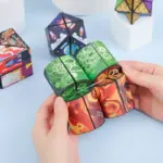 Kids Magic Cube Shape Shifting Puzzle – Stress Relief & Brain Teaser Toy - Image 4