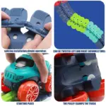 Anti-Gravity Race Track – STEM Wall Climbing Car Track Toy for Kids - Image 12